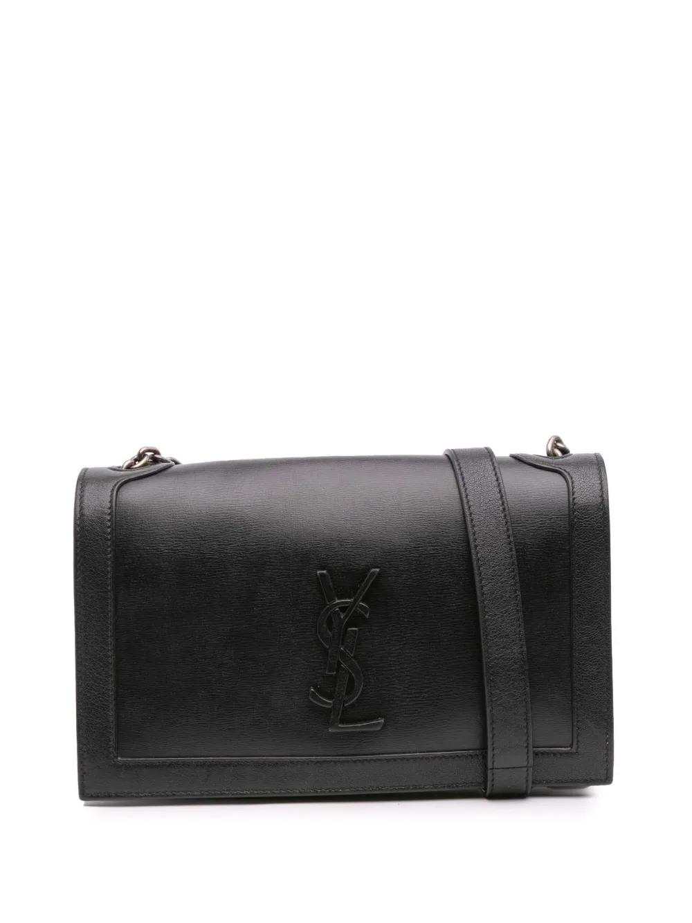Pre-owned Saint Laurent 2019 Calfskin Monogram Book Bag Crossbody Bag