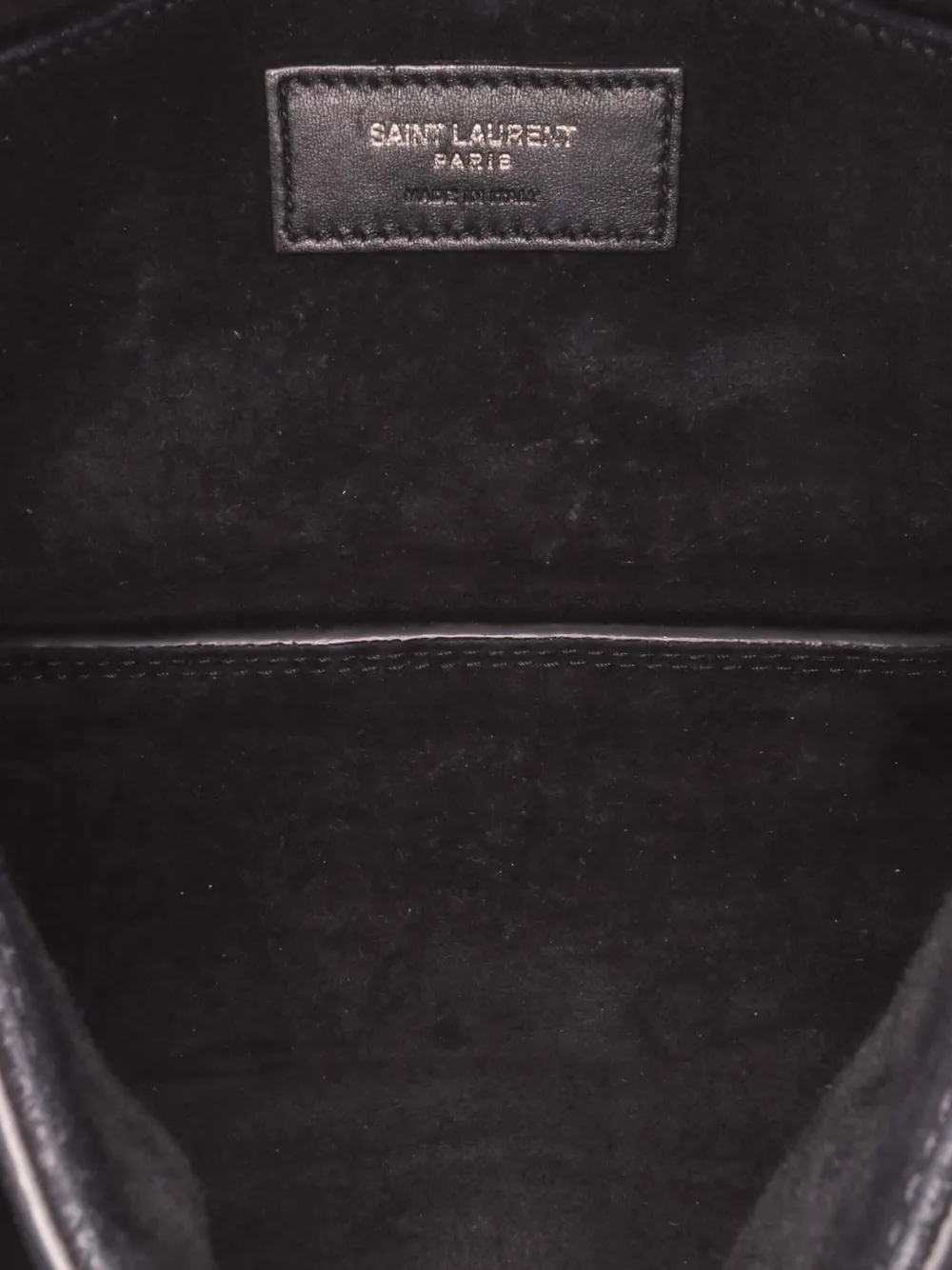 Pre-owned Saint Laurent 2019 Calfskin Monogram Book Bag Crossbody Bag