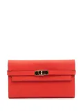 Hermès Pre-Owned 2016 Epsom Kelly Longue Wallet long wallets - RED