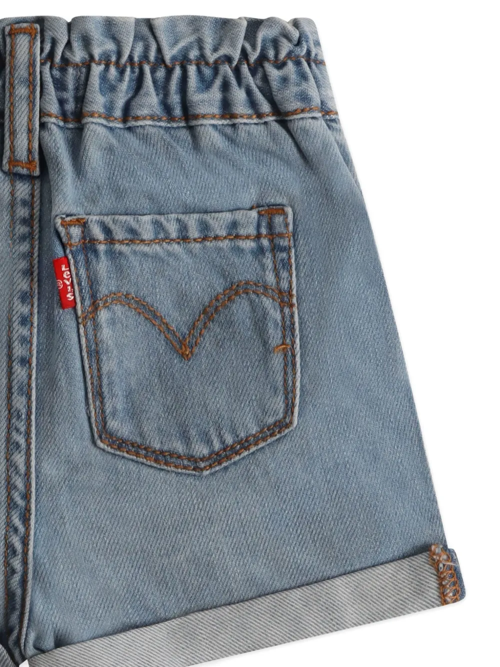 Shop Levi's Pleated Denim Shorts
