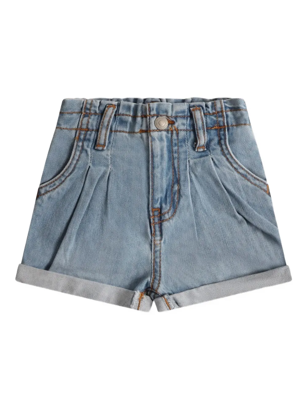 Shop Levi's Pleated Denim Shorts