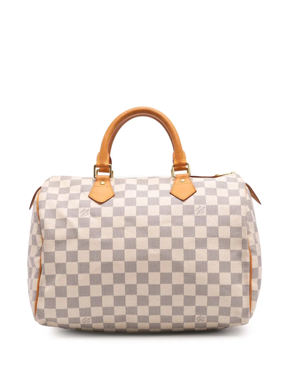 Louis Vuitton Pre-Owned 2011 Damier Azur Speedy 30 boston bag - ホワイト Louis Vuitton Pre-Owned 2011 Damier Azur Speedy 30 boston bag - ホワイト