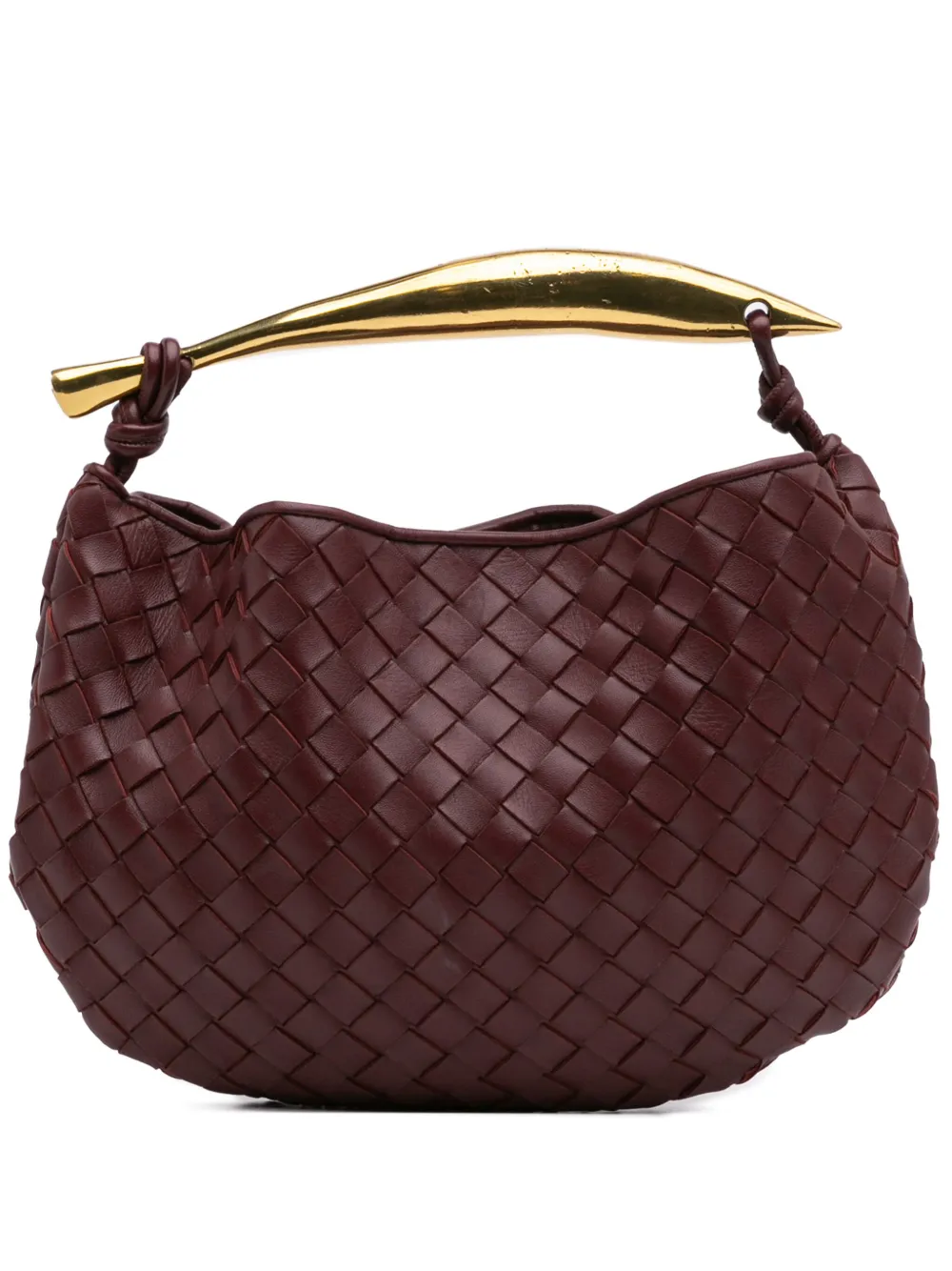Bottega Veneta Pre-Owned 2012-2024 Lambskin Intrecciato Sardine hobo bag | Red | Image 1