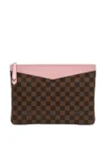 Louis Vuitton Pre-Owned 2019 Damier Ebene Daily Pouch clutch bag - Brown