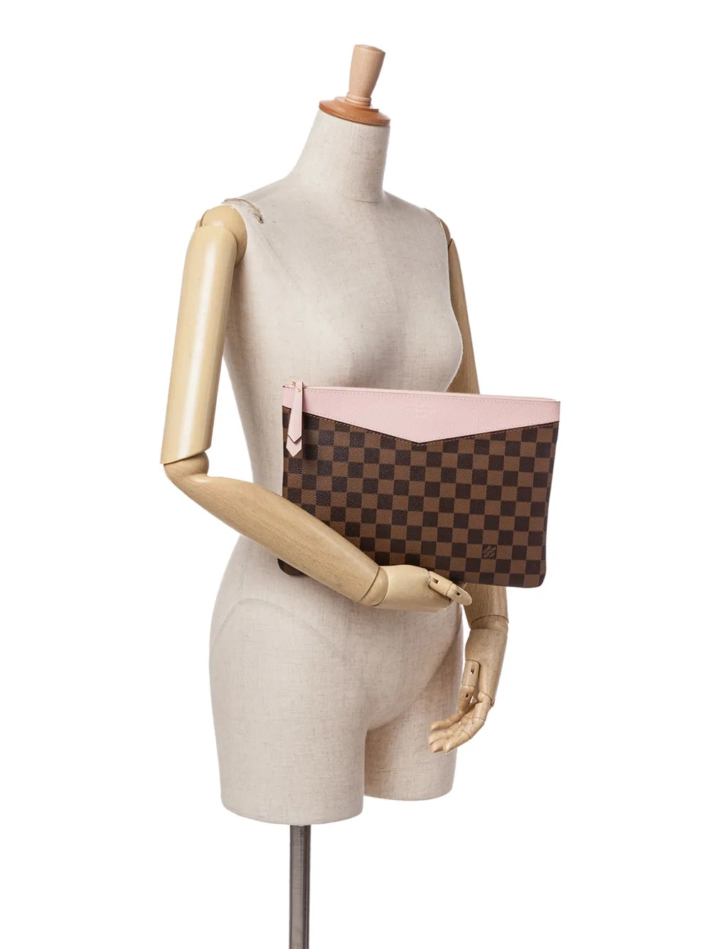 Louis Vuitton Pre-Owned 2019 Damier Ebene Daily Pouch clutch bag | Pre-Owned | Image 2