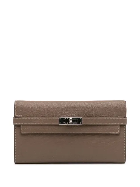 Hermès Pre-Owned 2015 Chevre Mysore Kelly Longue Wallet long wallets