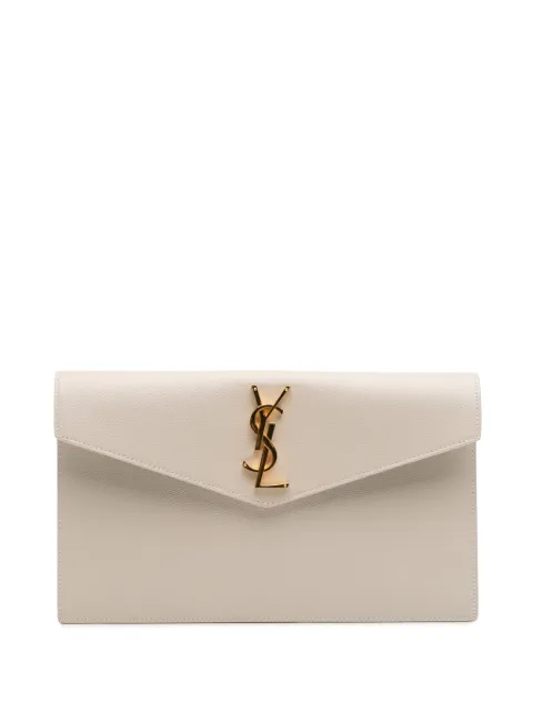 Saint Laurent Pre-Owned 2023 Grain De Poudre Uptown Pouch clutch bag