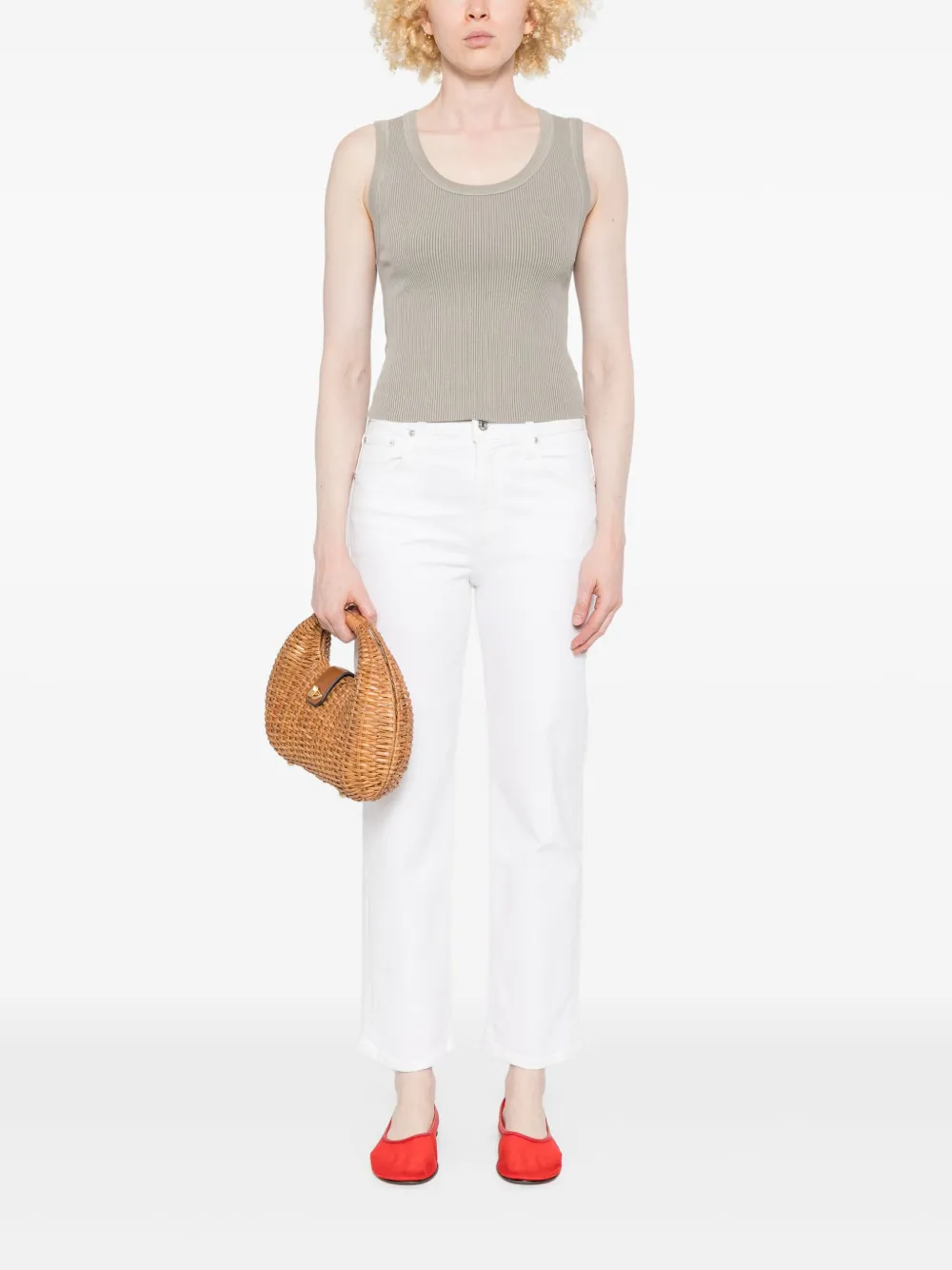 AGOLDE ribbed tank top | Vests & Tank Tops | Image 2