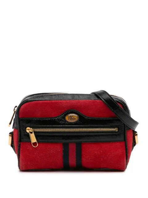 Gucci Pre-Owned 2016-2025 Mini Suede Ophidia crossbody bag