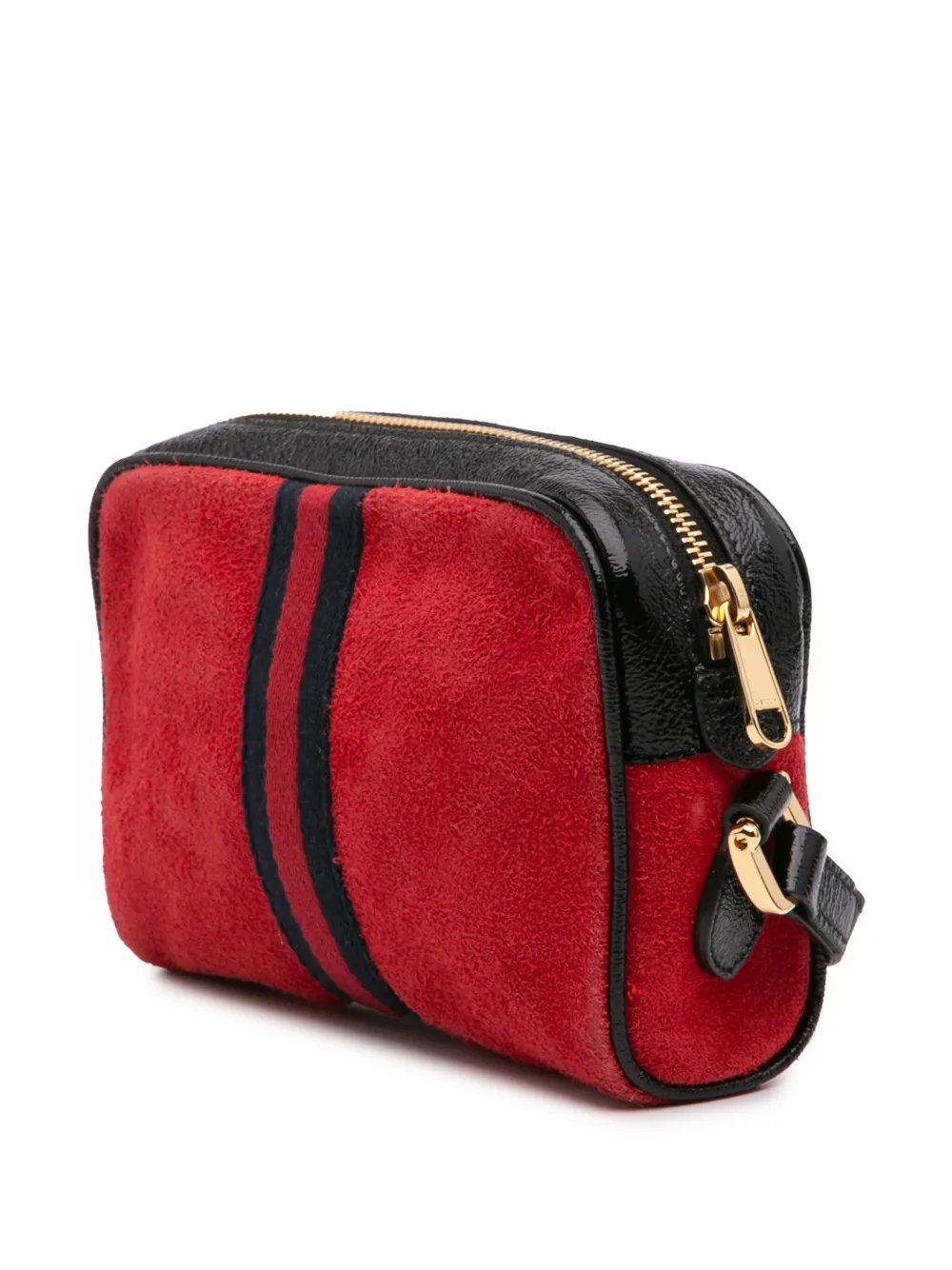 Pre-owned Gucci 2016-2025 Mini Suede Ophidia Crossbody Bag