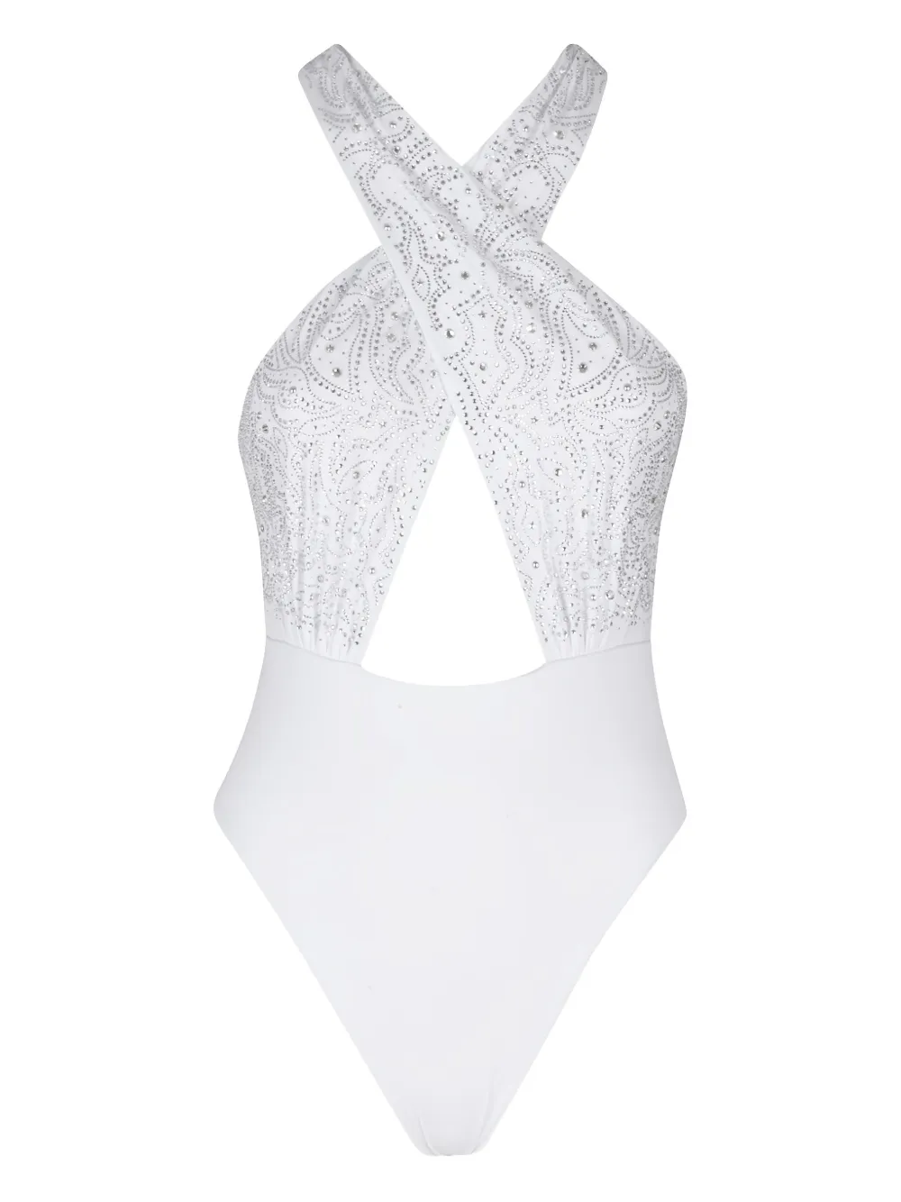 White Texan One-piece Swimsuit