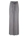 VENUJA crystals-embellished maxi skirt - Grey