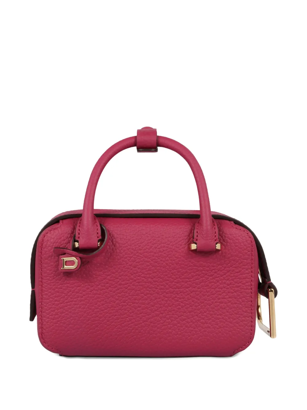 nano Cool Box leather top-zip tote bag