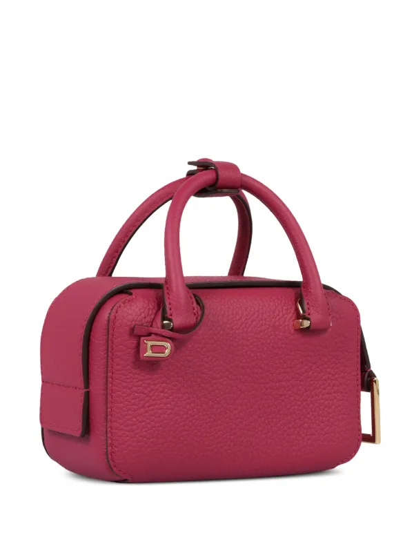Delvaux Nano Cool Box Leather top-zip Tote Bag | Pink | FARFETCH