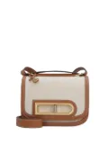 Delvaux Lingot canvas shoulder bag - Brown