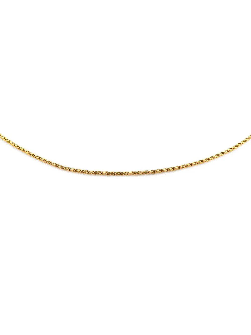 CHANEL Pre-Owned 1970-1980 Gold Plated Chain Necklace costume necklace CHANEL Pre-Owned 1970-1980 Gold Plated Chain Necklace costume necklace