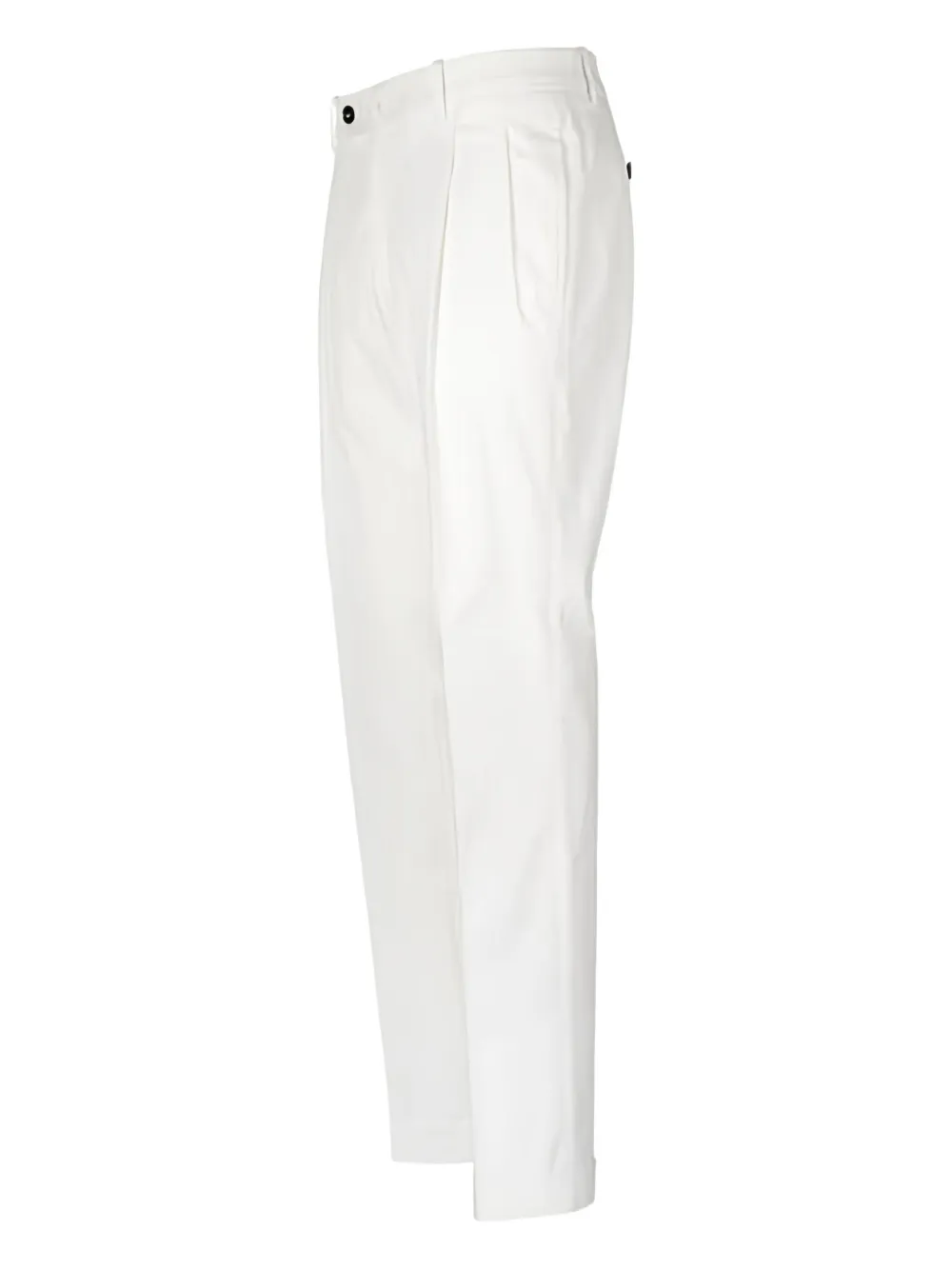 Berwich Broek met geplooide voorzijde Wit