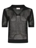 MC2 Saint Barth Flora polo shirt - Black