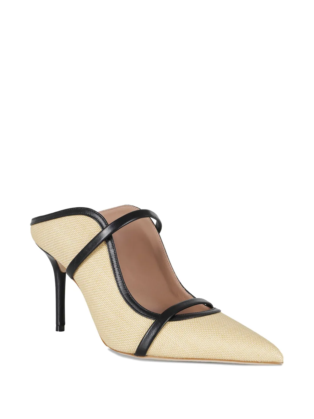 Malone Souliers 85mm Maureen heeled mules Neutrals