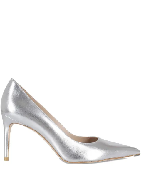 Stuart Weitzman 85mm leather heeled pumps