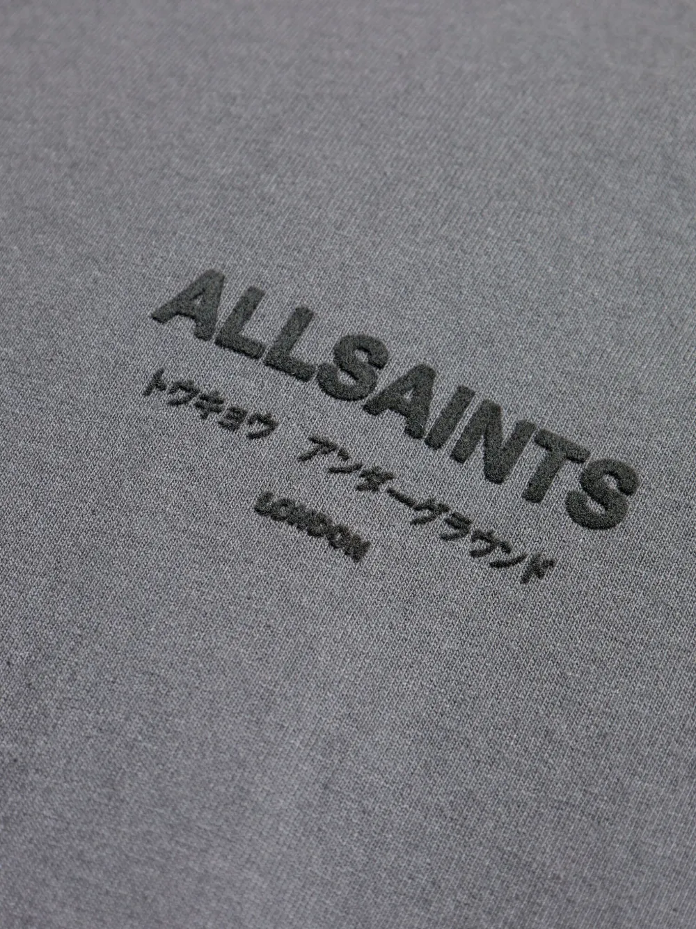 AllSaints Xander poloshirt Grijs
