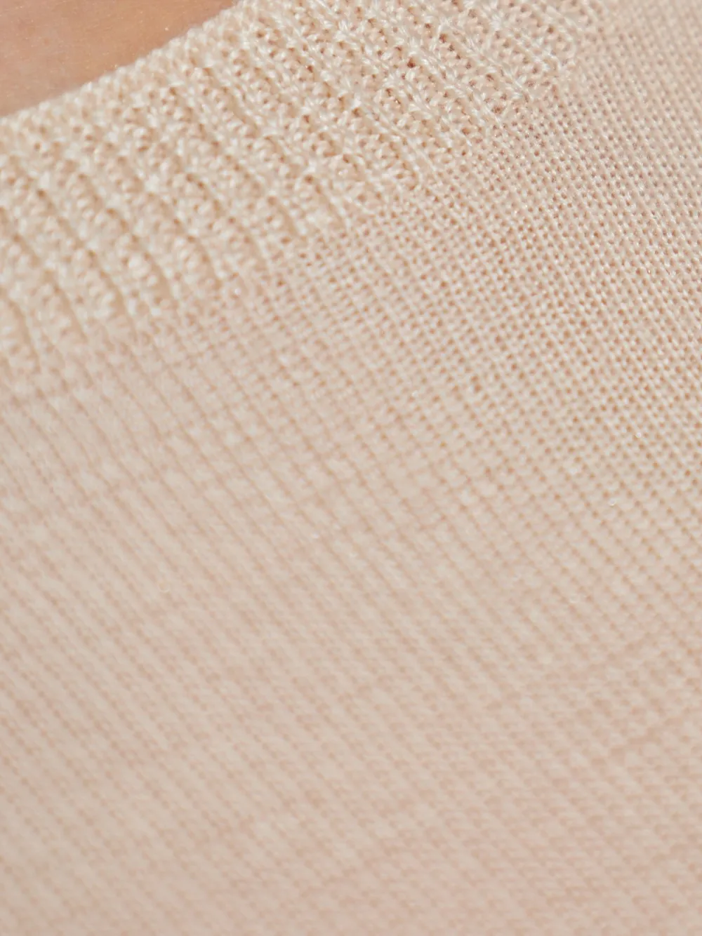 Fabiana Filippi Fijngebreid T-shirt Beige