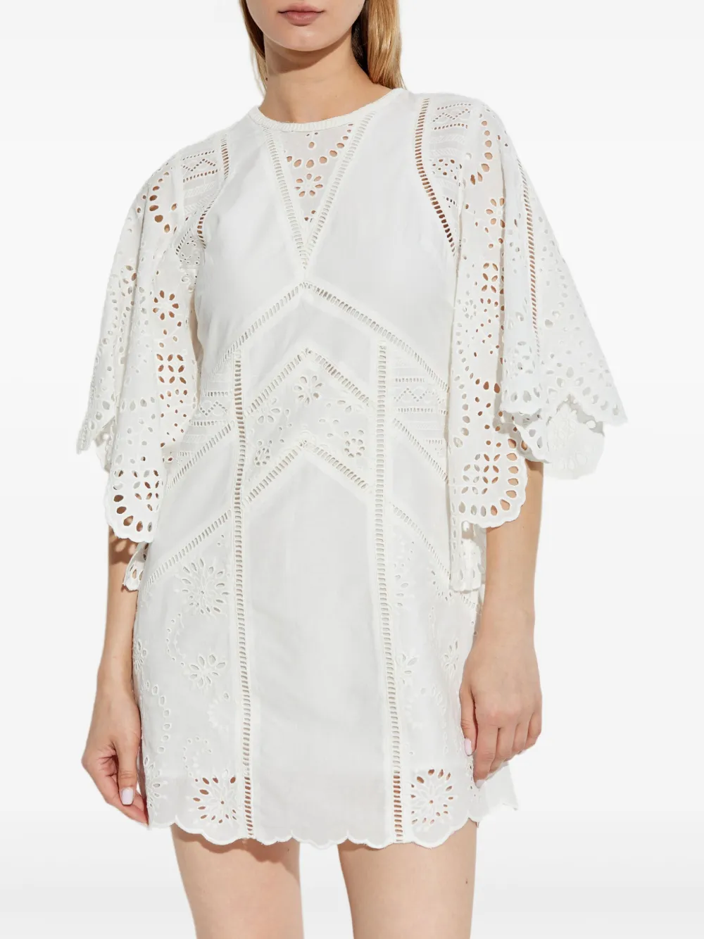 AllSaints Luci mini-jurk Wit