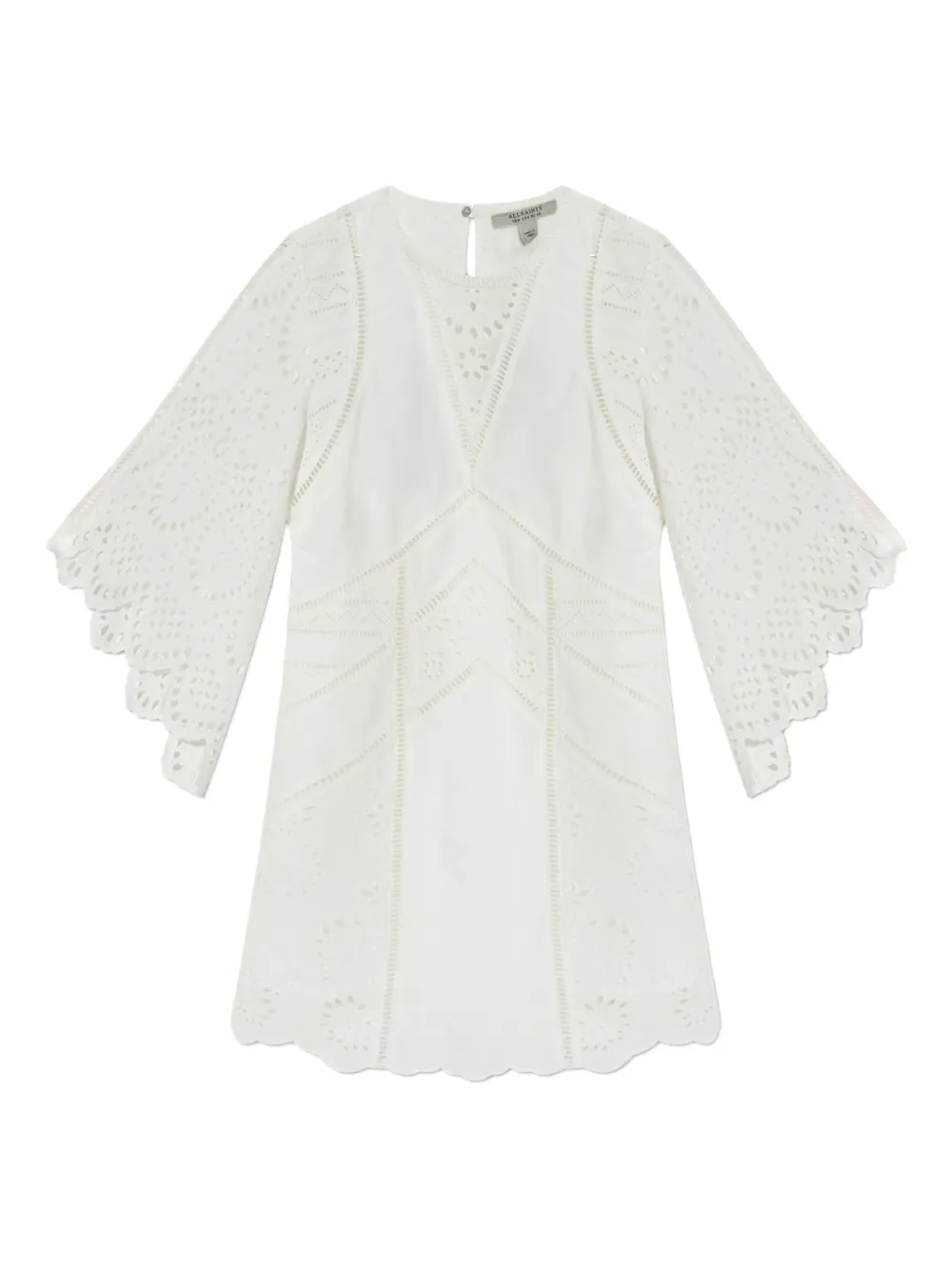 AllSaints Luci mini-jurk Wit