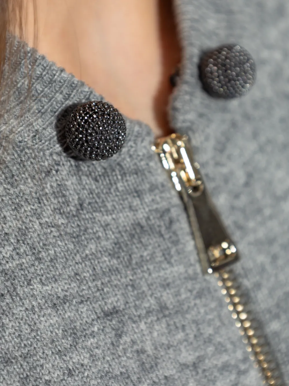 Fabiana Filippi Wollen vest Grijs