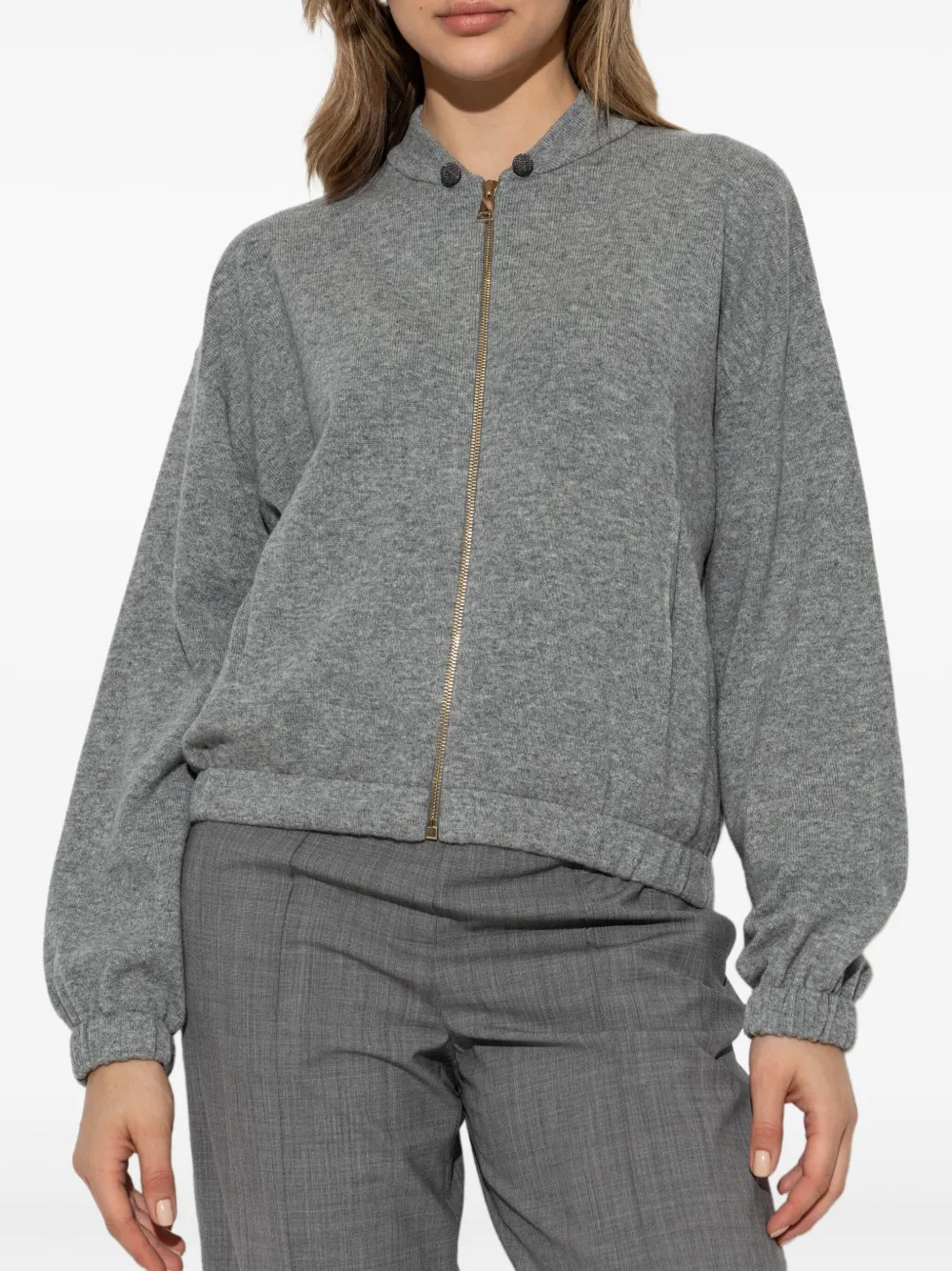 Fabiana Filippi Wollen vest Grijs