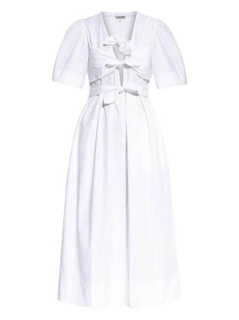 GANNI poplin dress