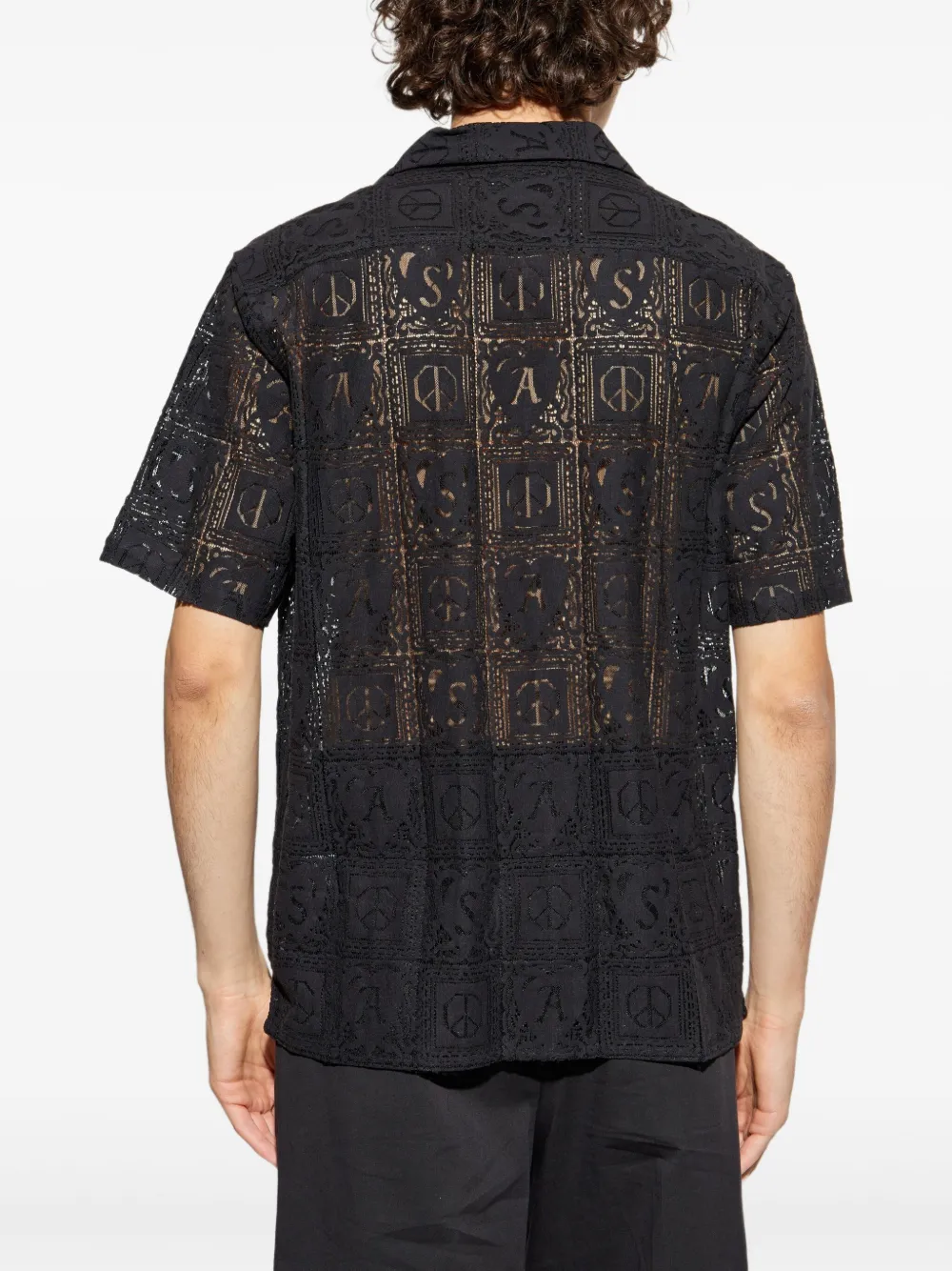 AllSaints Netley overhemd Zwart
