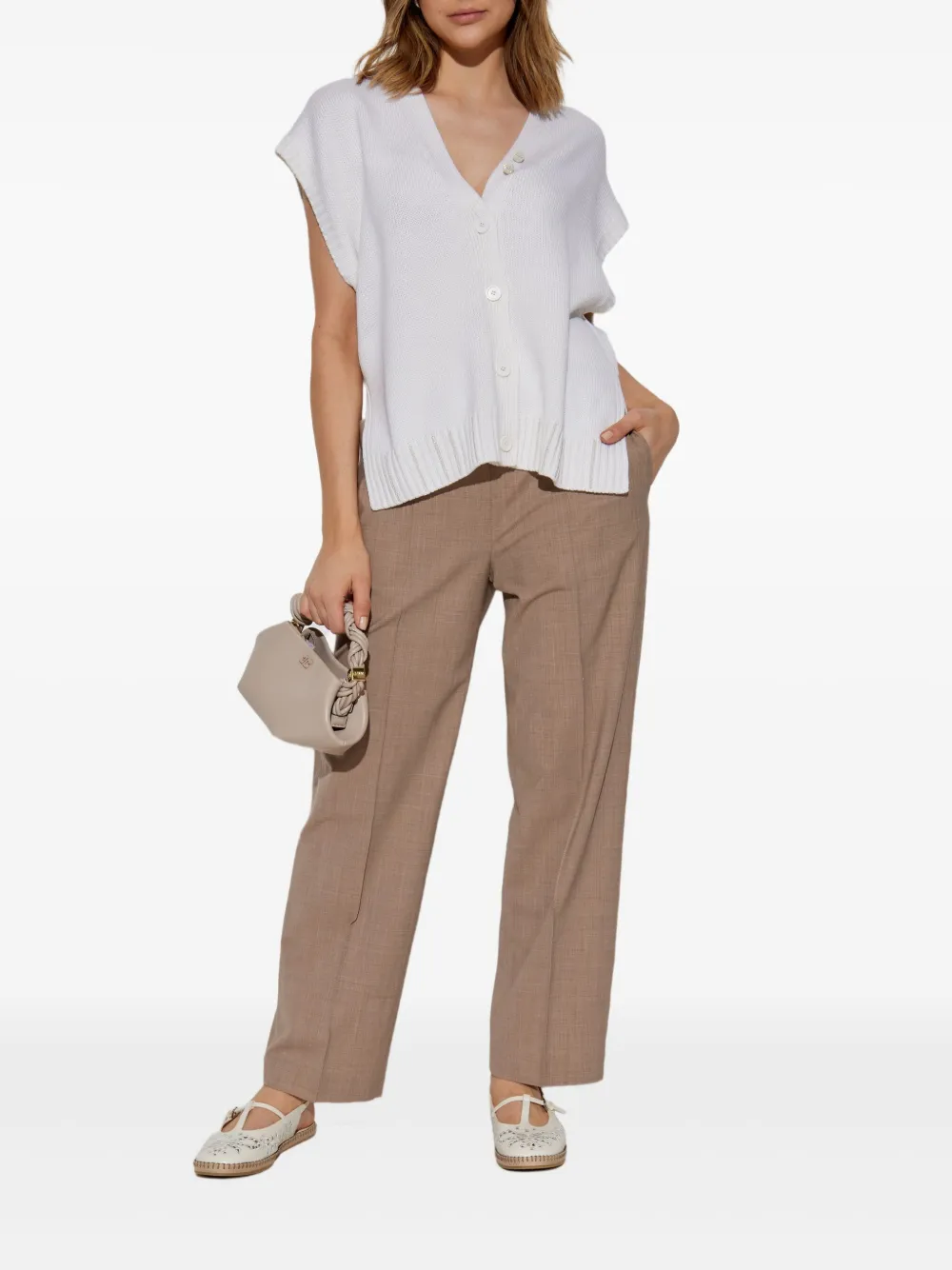 Fabiana Filippi Wollen vest Wit