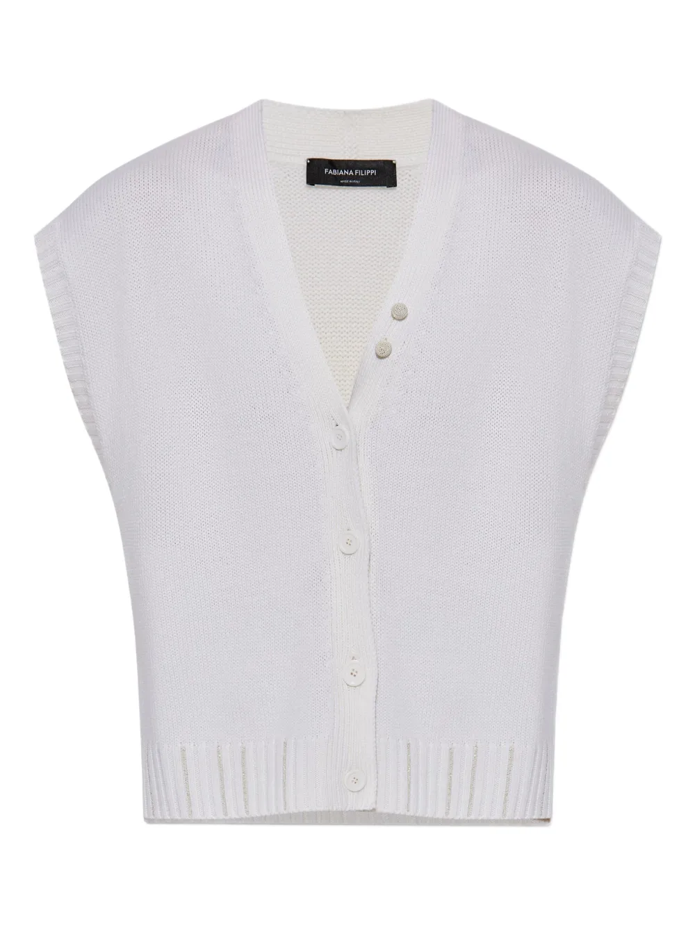 Fabiana Filippi Wollen vest Wit