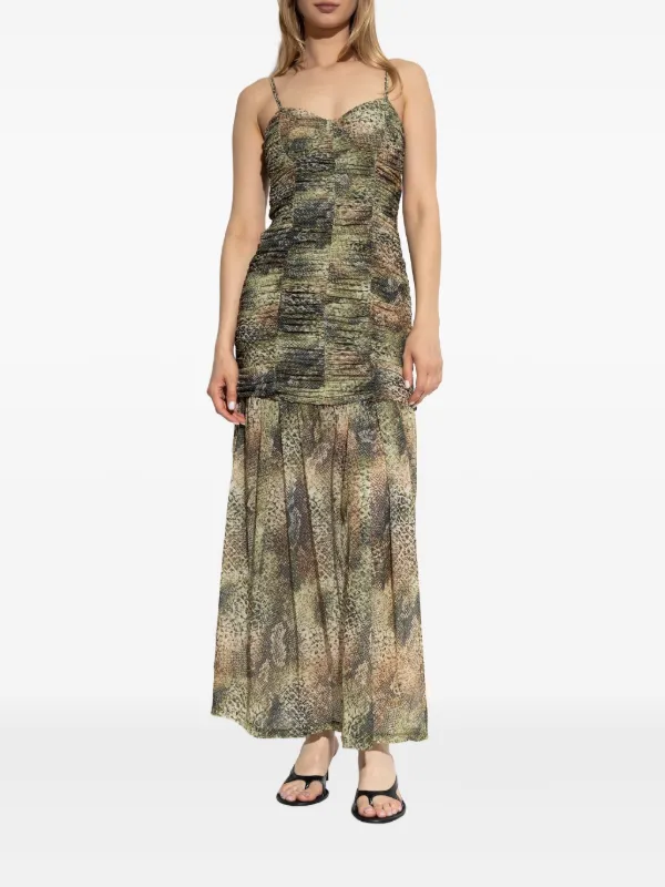 Gestuz Snira Maxi Dress | Green | FARFETCH