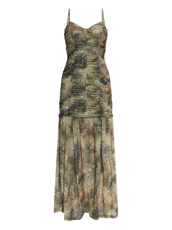knee length dresses for ladies Gestuz Manzi Long Dress – Aria main image 0