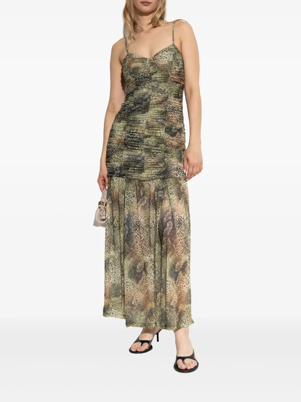 Gestuz Snira maxi-jurk - Groen