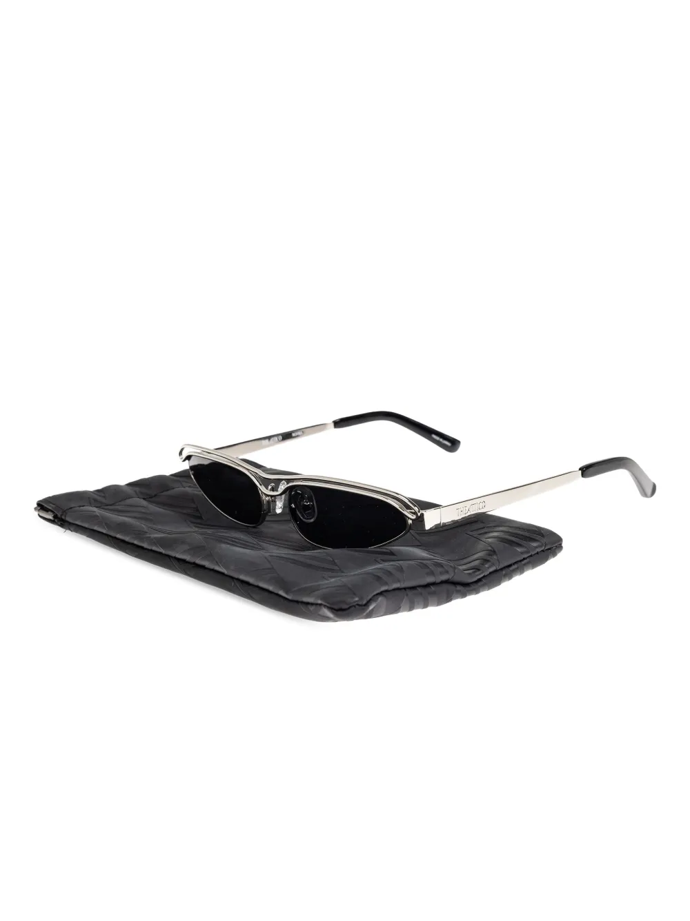 The Attico Zonnebril met cat-eye montuur Wit