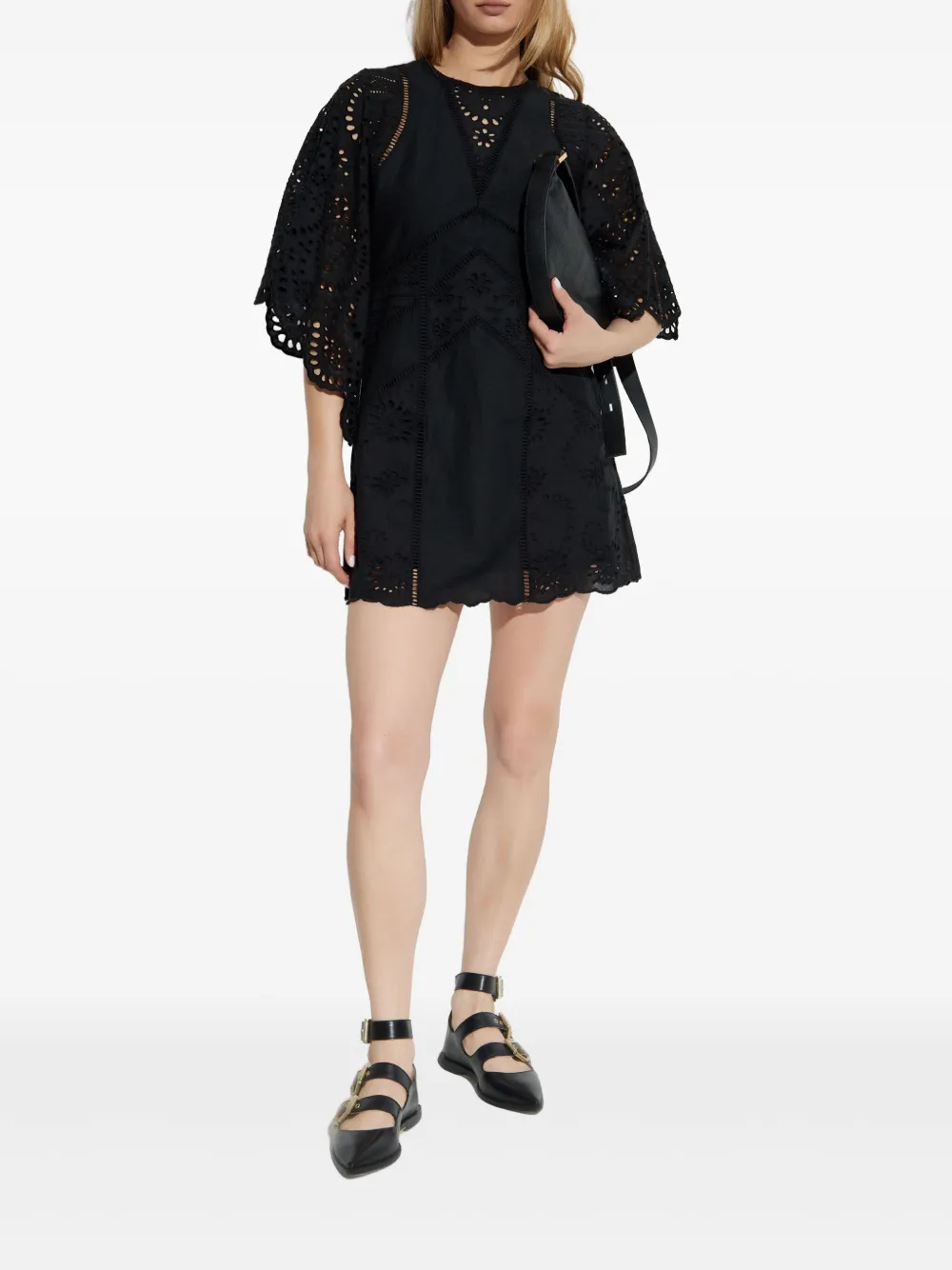 AllSaints Luci mini-jurk Zwart