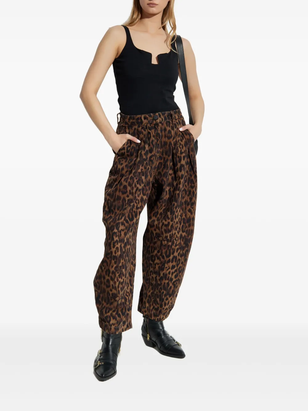 AllSaints Becca broek - Bruin