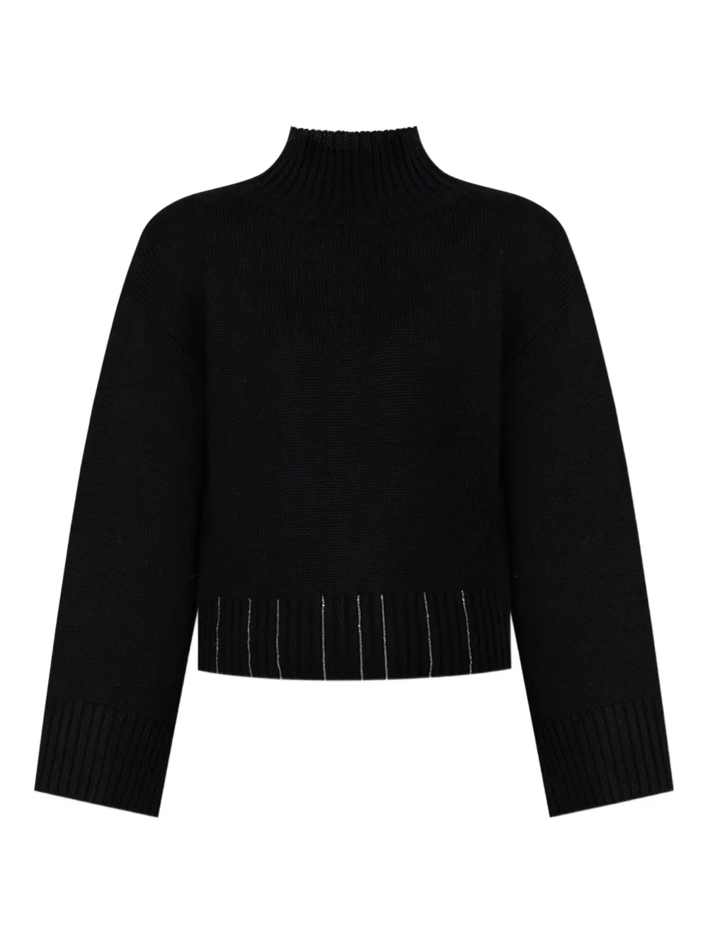 Fabiana Filippi Monili-embellished sweater Zwart