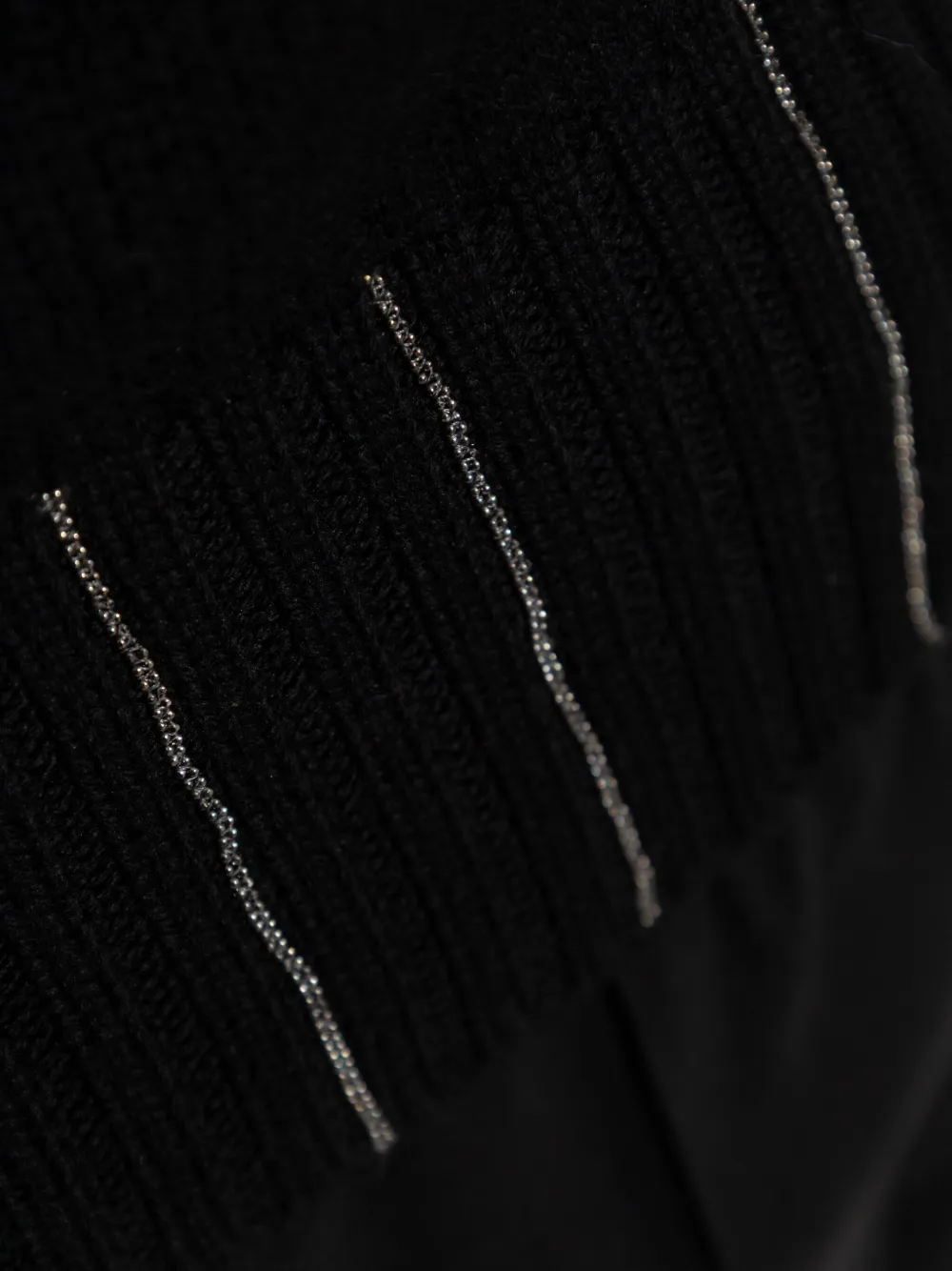 Fabiana Filippi Monili-embellished sweater Zwart
