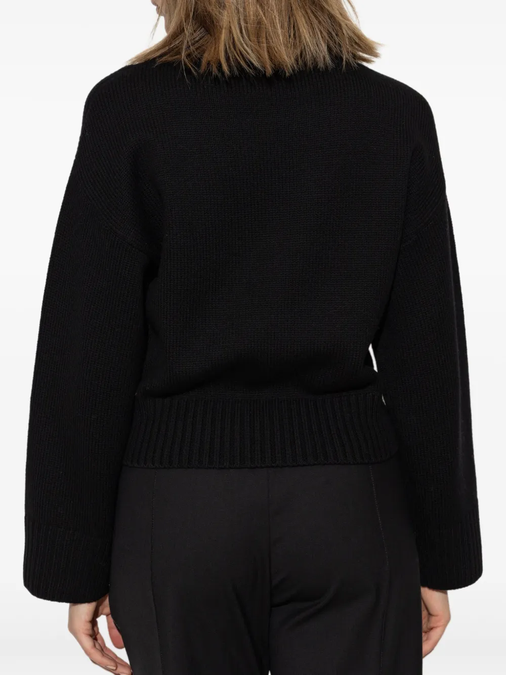 Fabiana Filippi Monili-embellished sweater Zwart