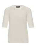 Fabiana Filippi sequin-detail T-shirt - Neutrals
