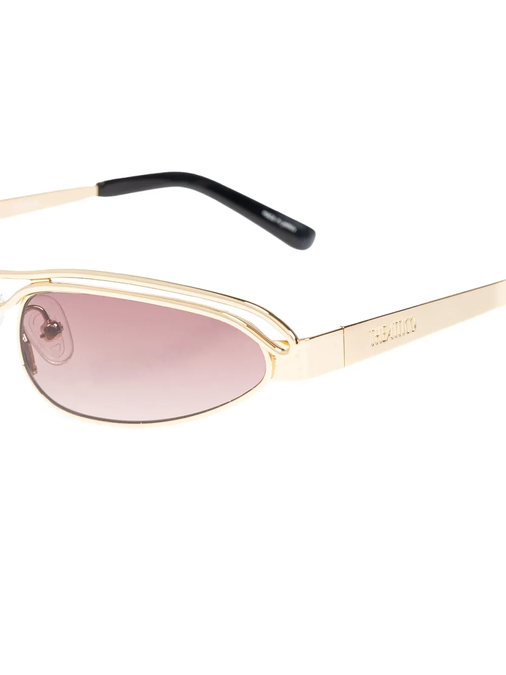 The Attico Zonnebril met cat-eye montuur - Goud