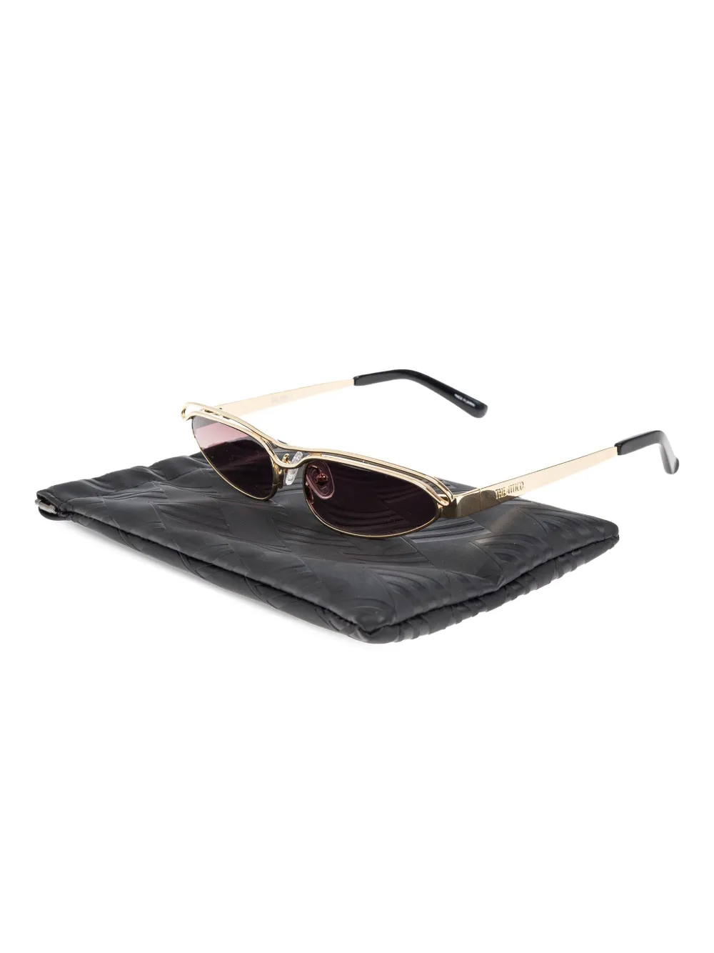 The Attico Zonnebril met cat-eye montuur Goud