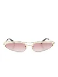 The Attico cat-eye sunglasses - Gold