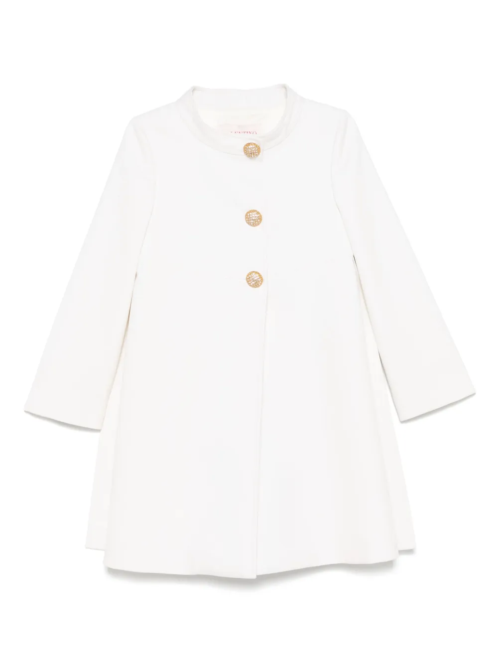 Valentino Garavani Jas met enkele rij knopen Beige