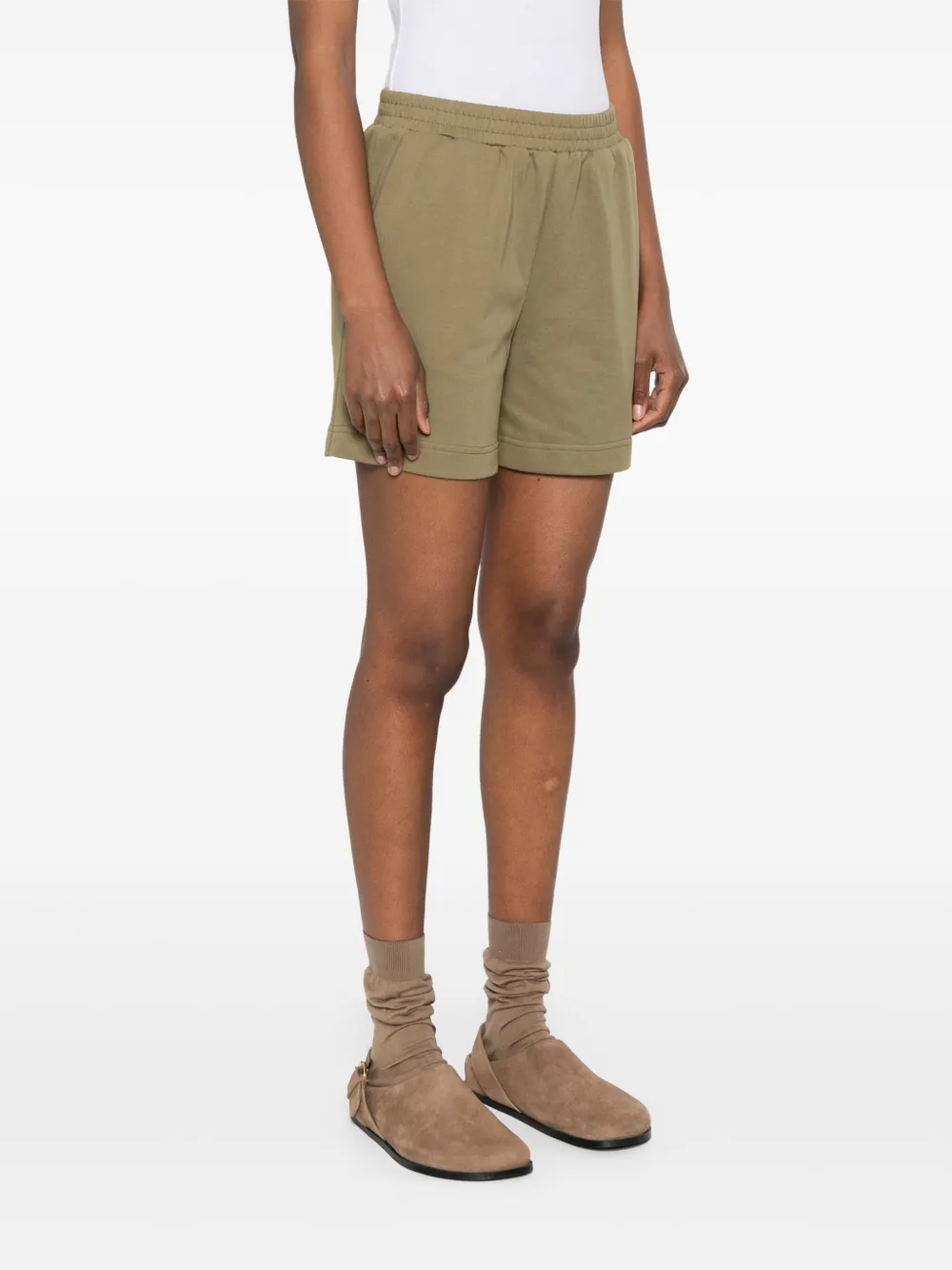 TWINSET Fleece shorts Groen