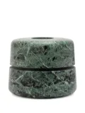 Editions Milano small Atlantico marble vase (24.7cm x 20cm) - Green
